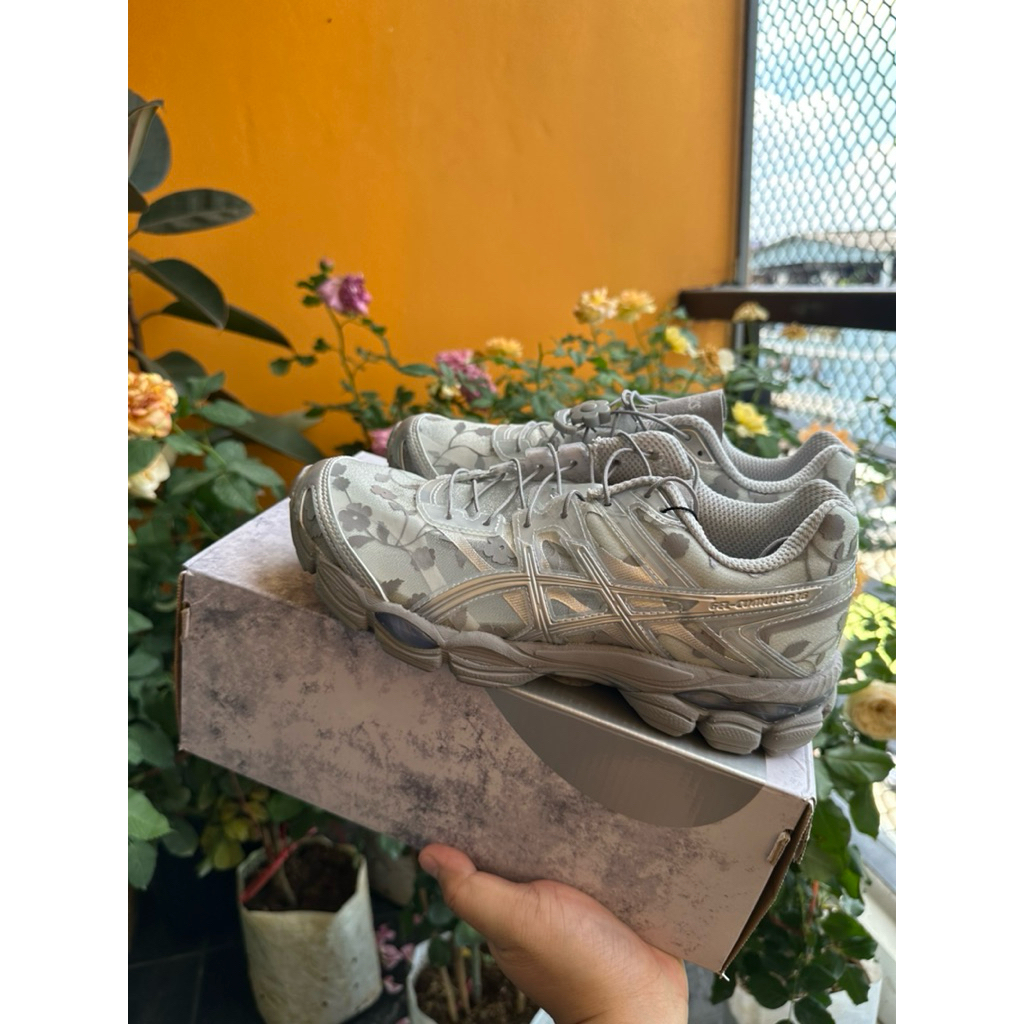 asics gel-cumulus 16 cecilie bahnsen floral pack glacier grey