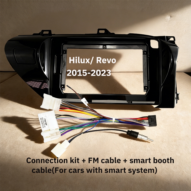 กรอบหน้าจอ Android 2D เหมาะสำหรับรถยนต์ขนาดหน้าจอขนาดใหญ่ 10.1 นิ้ว Toyota REVO, TOYOTA, REVO และ HI