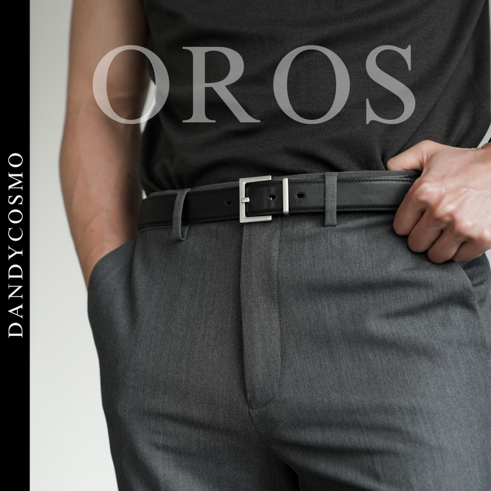 DANDY COSMO | เข็มขัดผู้ชาย หนังแท้ คุณภาพพรีเมียม PREMIUM MEN'S BELT รุ่น Oros 30mm AUTHENTIC LEATHER