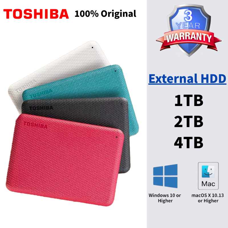 ของแท้ ฮาร์ดดิสก์พกพา Canvio Advance Hdd external 1tb 2tb 4tb Portable hard drives 2.5'' Hard Disk U