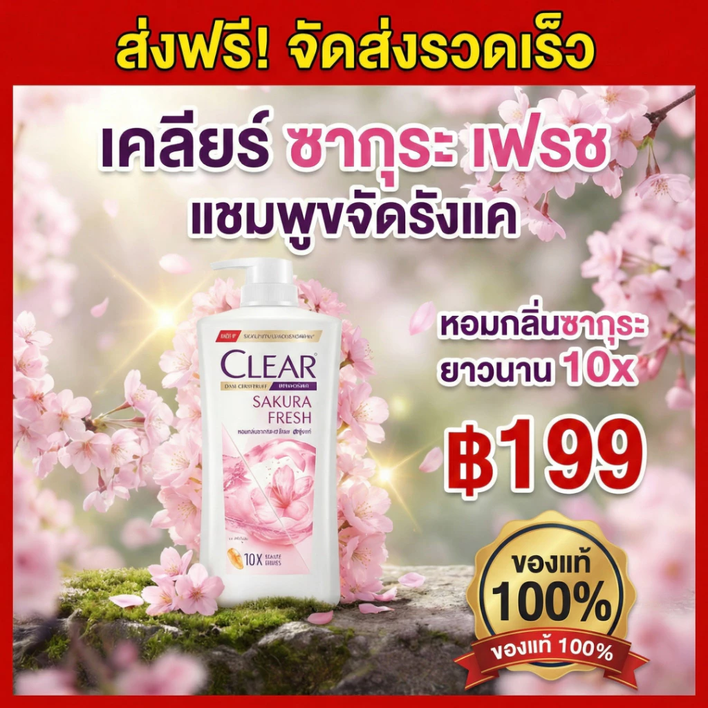 CLEAR MEN แชมพูผู้ชาย โปร 1 แถม 1 Cool Sport Menthol เย็นสดชื่น thumbnail 4