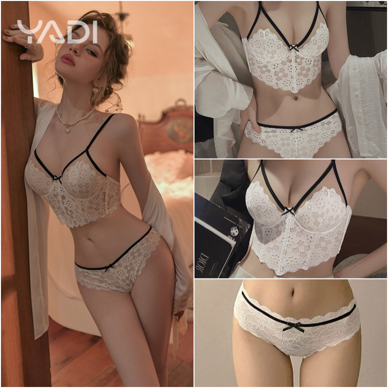 【YADI】💖🔥 เซ็กซี่ ไร้ขอบ ชุดนอน ชุดในสไตล์ฝรั่งเศสบางเฉียบซัมเมอร์ เก็บไขมันใต้วงแขน ป้องกันหย่อนคล้อย