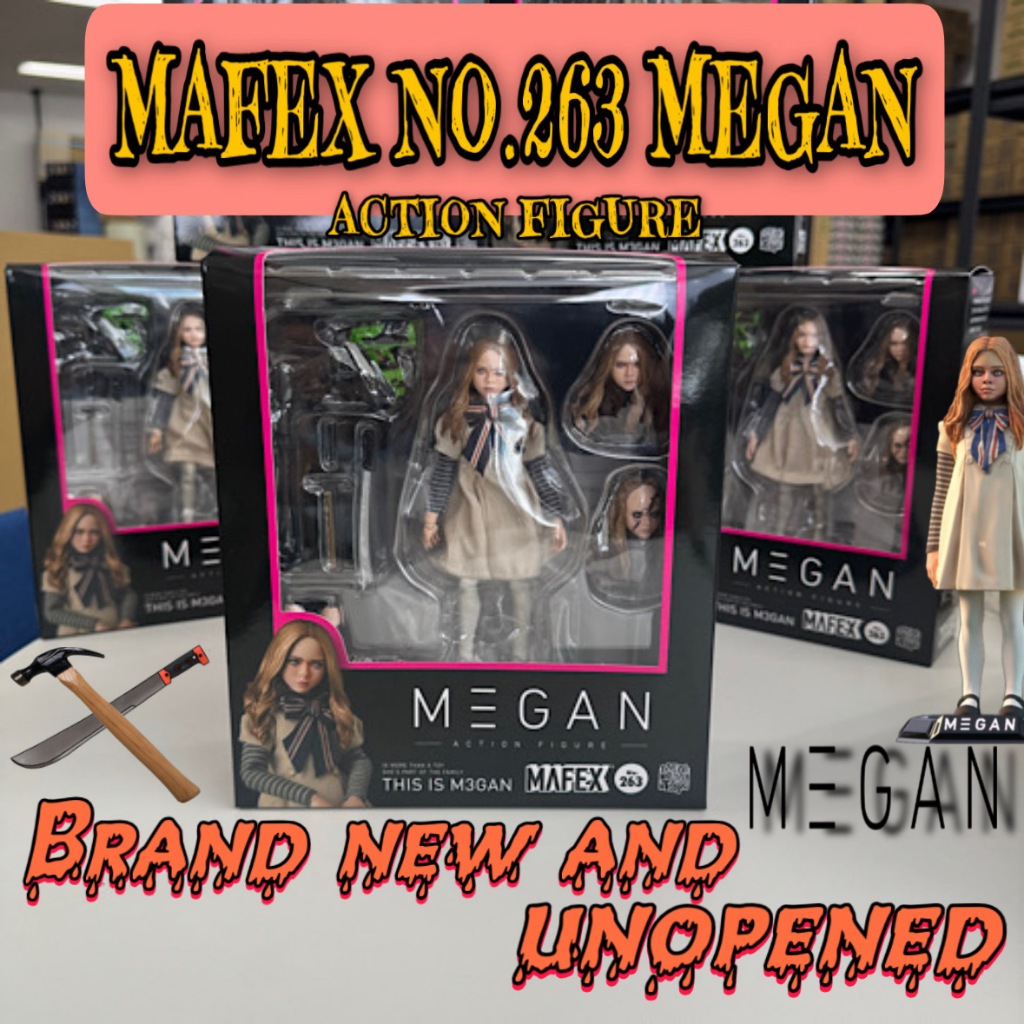 MAFEX No.263 M3GAN Action Figure JP Brand new and unopened