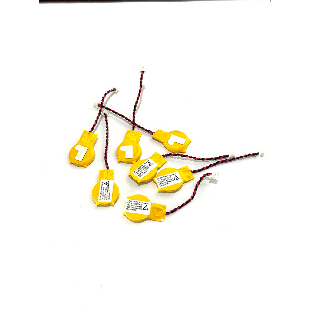 CR1632 พร้อมสาย ปลั๊ก 3V ปุ่มแบตเตอรี่ เมนบอร์ดโน้ตบุ๊ก BIOS COM แบตเตอรี่