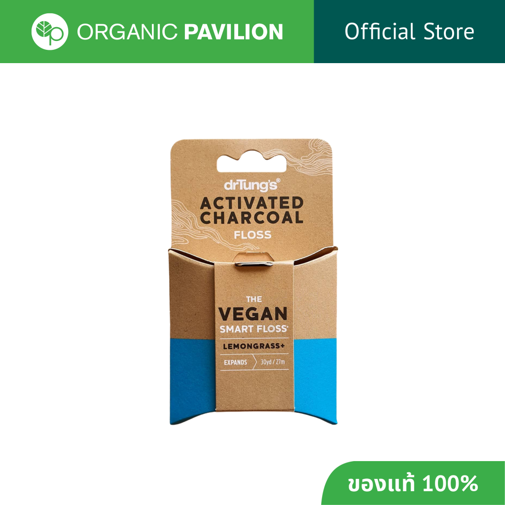 Dr.Tung's ไหมขัดฟัน ผสมชาร์โคล Dr.Tung Activated Charcoal Floss