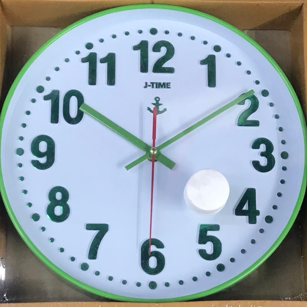 นาฬิกาJ-TIME ความกว้าง 10 นิ้ว มีให้เลือกหลายสี