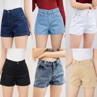 กางเกงยีนส์ขาสั้น เรียบๆ ผ้าไม่ยืด CNG JEANS