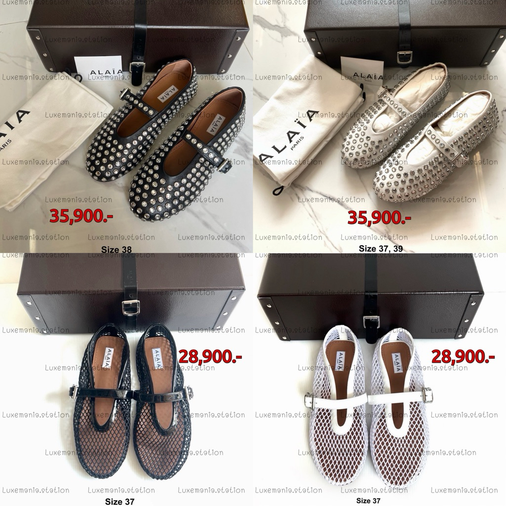 🇹🇭👜[พร้อมส่ง]: ALAIA Shoes อัพเดทไซส์พร้อมส่งทางแชท ‼️ก่อนกดสั่งรบกวนทักมาเช็คสต๊อคก่อนนะคะ‼️