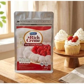Ellenka Whip Creme Powder เอเลนก้า ริชครีม วิปครีมพาวเดอร์ | วิปครีมชนิดผง ตราเอเลนก้า ขนาด 200 กรัม และ 1,000 กรัม