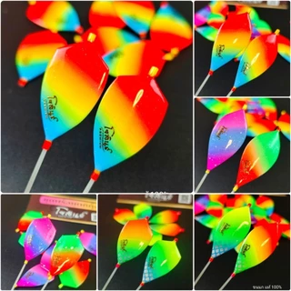 ทุ่นตกกุ้งโยสินธิ์ (ขนนกยูง,โฟมนาโน) มีหลายทรง สีชัด อาการไว
