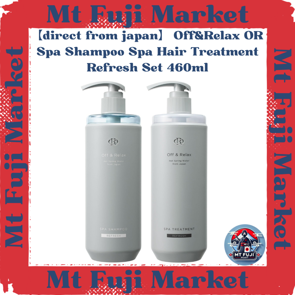 【direct from japan】 Off&Relax OR Spa Shampoo Spa Hair Treatment Refresh Set