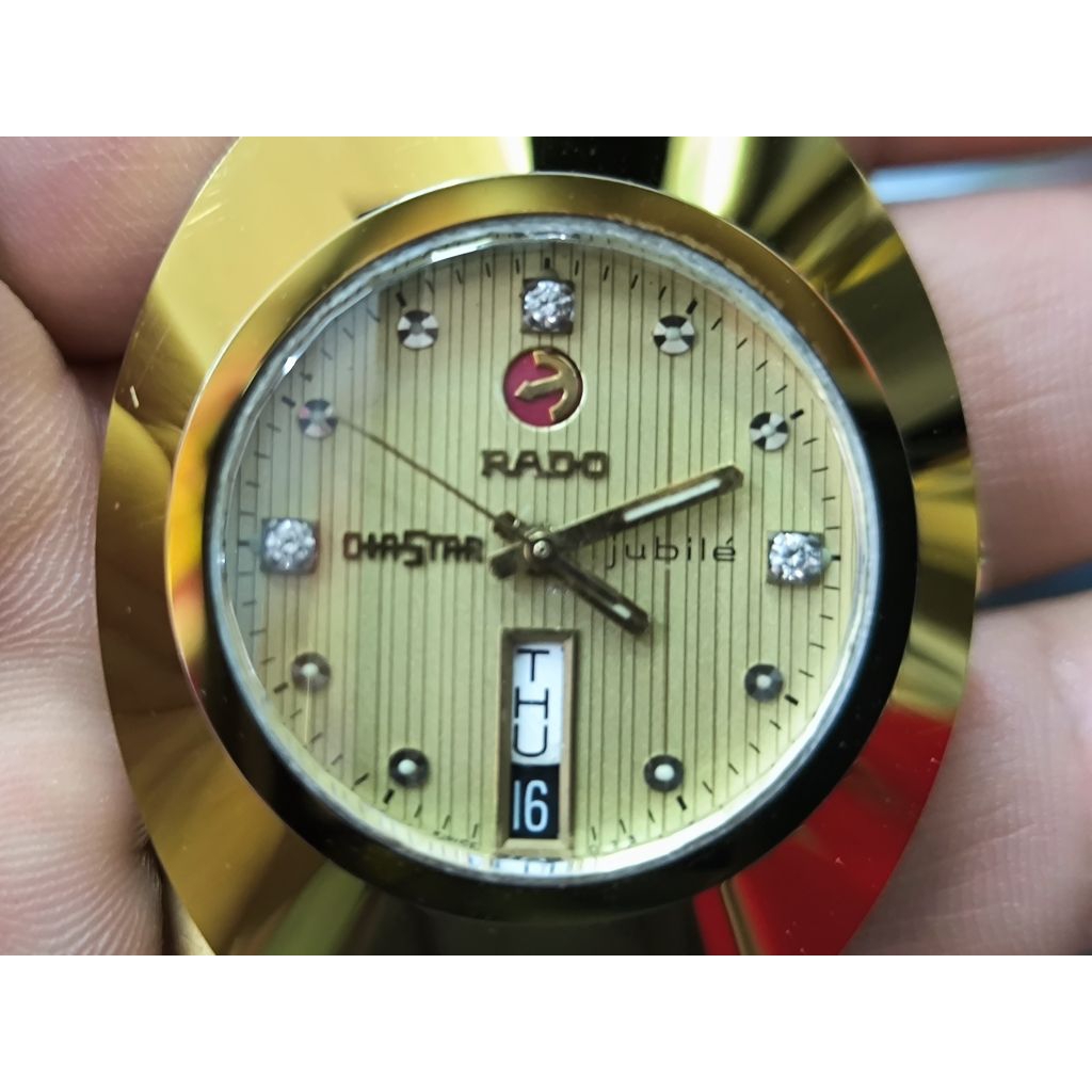 #นาฬิกา #Rado #Diastar #Jubile ของแท้ หน้าปัทม์ฝังเพชร สภาพดี