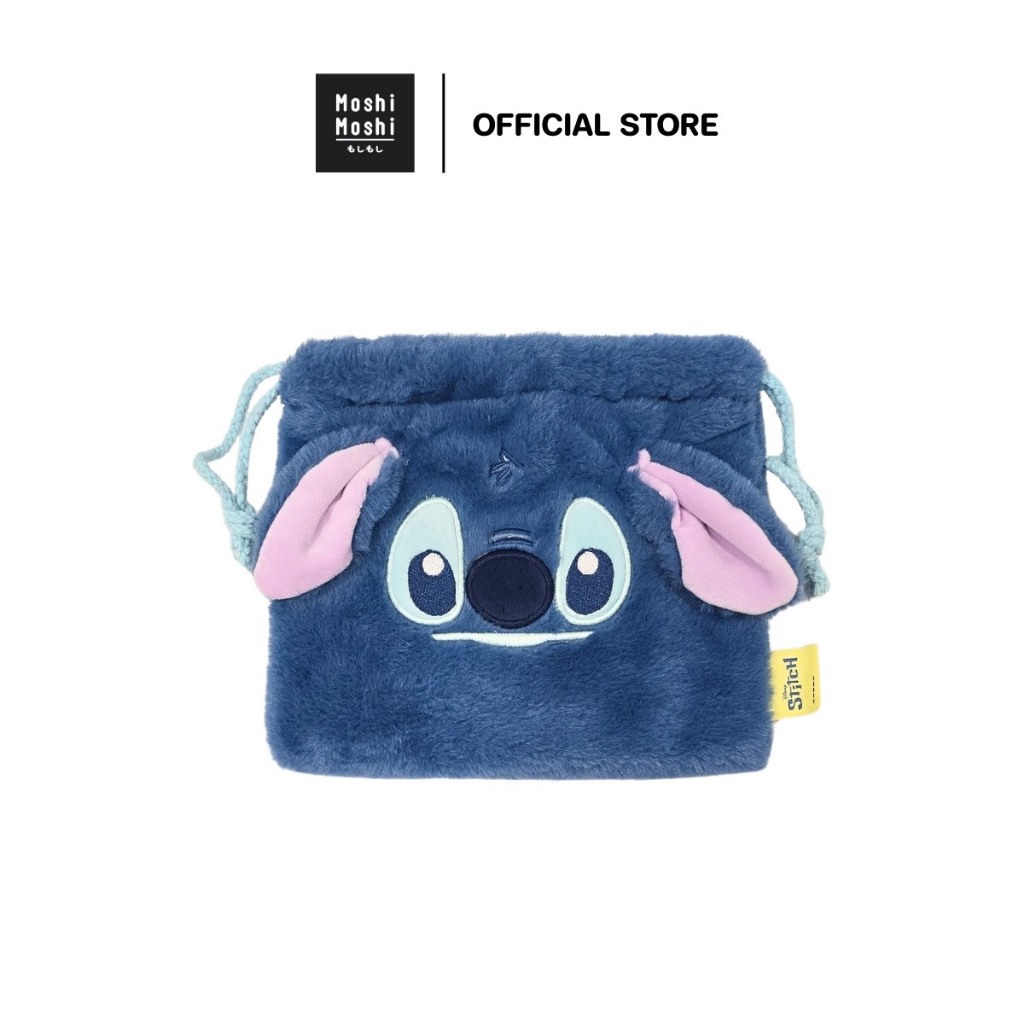 Moshi Moshi กระเป๋าถุงหูรูด ลาย Stitch ลิขสิทธิ์แท้จาก Disney รุ่น 8100044721