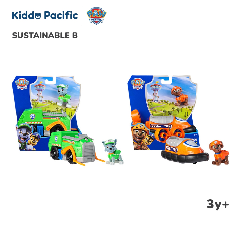 PAW PATROL SUSTAINABLE B ROCKY RECYCLE TRUCK ฟิกเกอร์