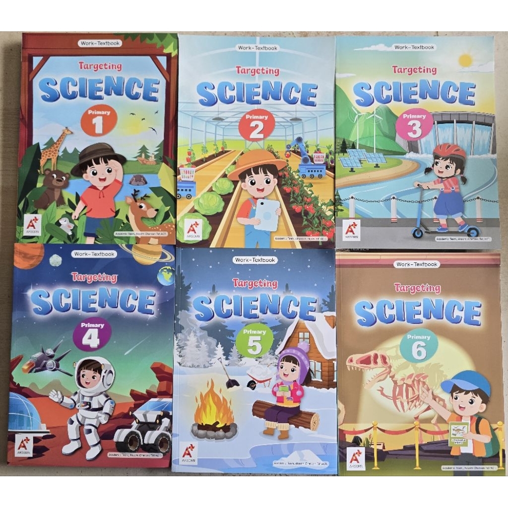 Targeting Science Work-Textbook Primary 1 - 6