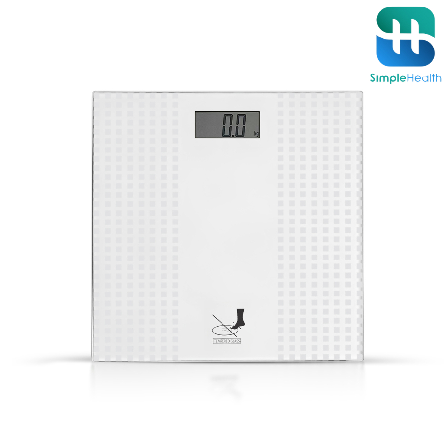 Simple Health เครื่องชั่งน้ำหนักดิจิตอล weight scale เครื่องชั่งน้ำหนัก รับได้200kg. เปิด-ปิดอัตโนมัติ รับประกัน 1ปี