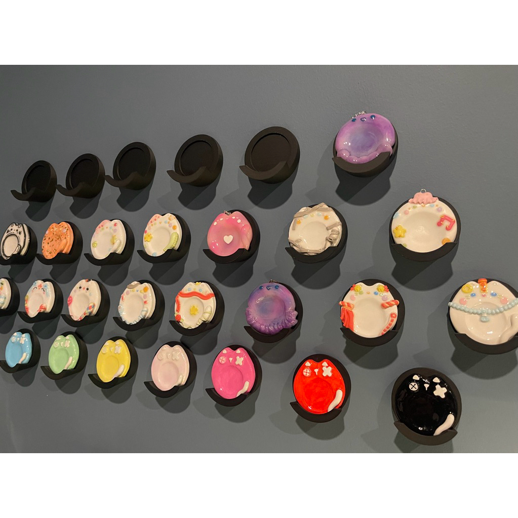 Worry Stone Custom หินคลายกังวล หินคลายเครียด พกง่าย ทำมือ handmade ทำจากดินปั้น ดินโพลิเมอร์