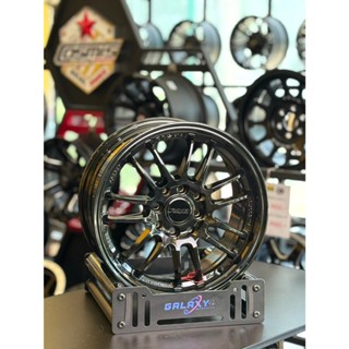 แม็กขอบ 15 Re30 สีดำเงา รถเก๋ง 4/100-114 (4วง)