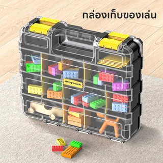 Maybuck กล่องชิ้นส่วนมัลติฟังก์ชั่น 34 ช่อง- กล่องเก็บของที่ถอดออก สไตล์พกพา ทนทานและแข็งแรง