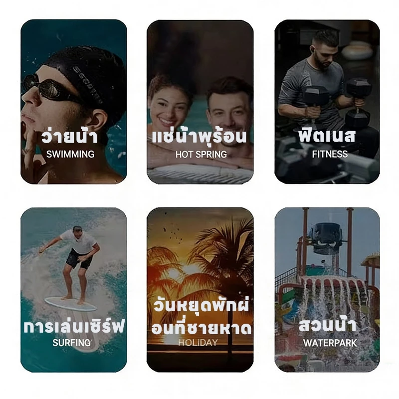 กางเกงขาสั้นแห้งเร็ว ผ้ายืด สำหรับออกกำลังกายและเดินทาง thumbnail 7