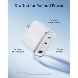 อุปกรณ์ชาร์จเร็ว งเกอร์ 70W 3 พอร์ต ดีไซน์สวยงาม ชาร์จพร้อมกันหลายอุปกรณ์（Single head）