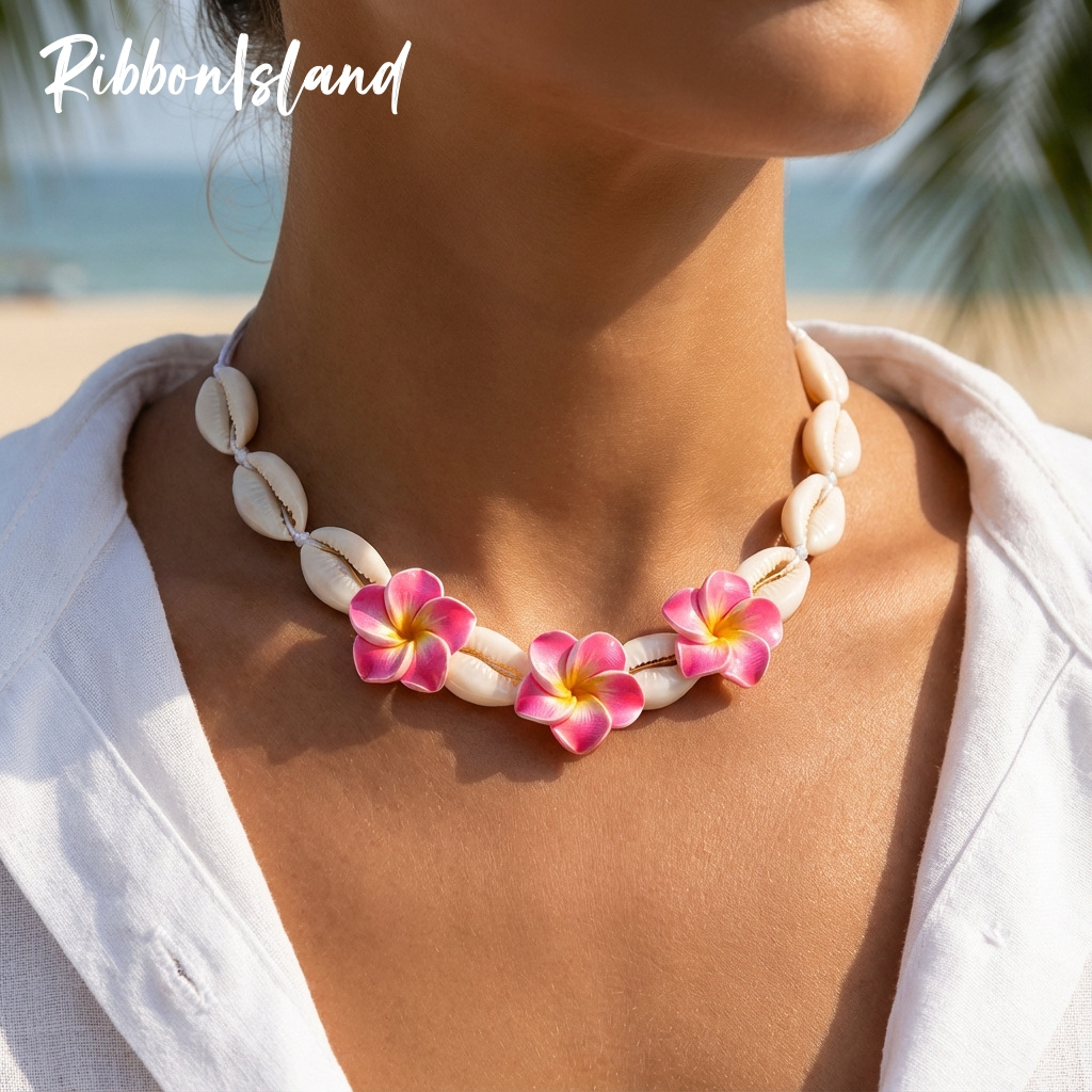 สร้อยคอ necklace จี้ ปลาดาว ins โดปามีน ลีลาวดี หวาน แฟชั่น ชายหาด เทศกาลสงกรานต์ เปลือกหอย ปรับได้  มีตัวเลือกหลากหลาย