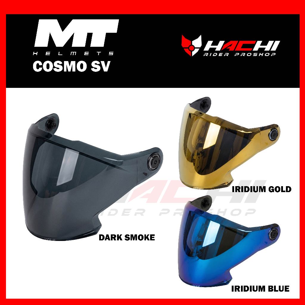 ชิลด์หน้าหมวกกันน็อค  MT VISOR รุ่น COSMO SV