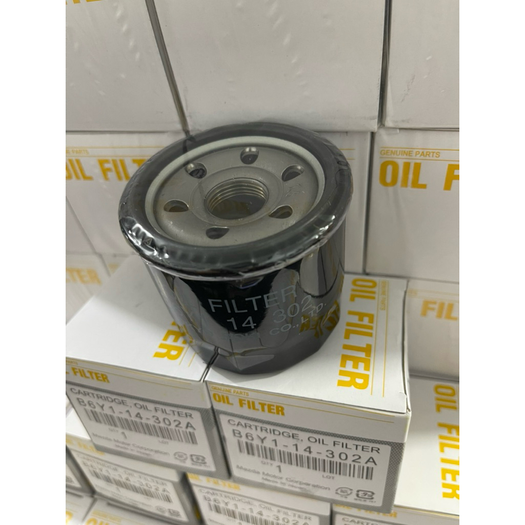 กรองน้ำมันเครื่อง Mazda2และMazda3  B6Y1-14-302