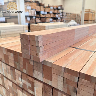 ไม้โครงยางนาไสจ๊อยท์ Finger Joint ขนาด 1" x 2" (17x42 มม.) ยาว 50 cm. / 200 cm.งานไม้แท้ 1 มัด 10 เส้น | All About Wood