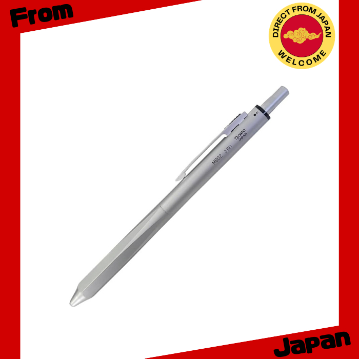 ปากกามัลติฟังก์ชั่นอัตโนมัติ MS02 สีเงิน MS02-MF3-SV [Direct from Japan]