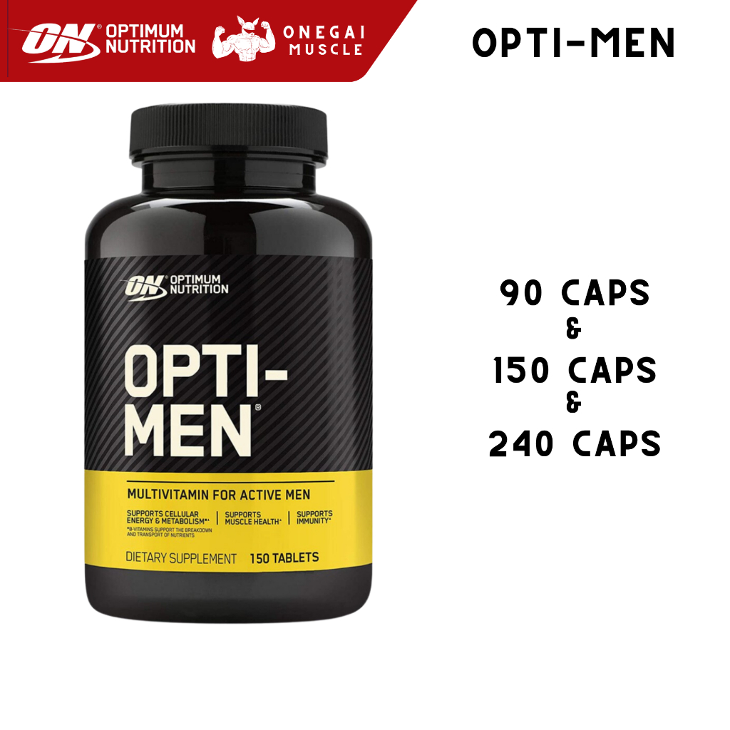พร้อมส่ง! Optimum Nutrition Opti-Men 90 caps, 150 caps, 240 caps