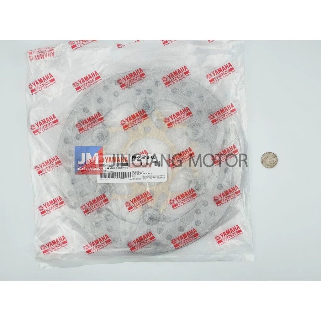 COD 1PBF581U0000 จานดิสค์เบรค, จานเบรคหน้า จานจูปีเตอร์ YAMAHA JUPITER แท้ศูนย์ 220M PCX, WAVE110I, 