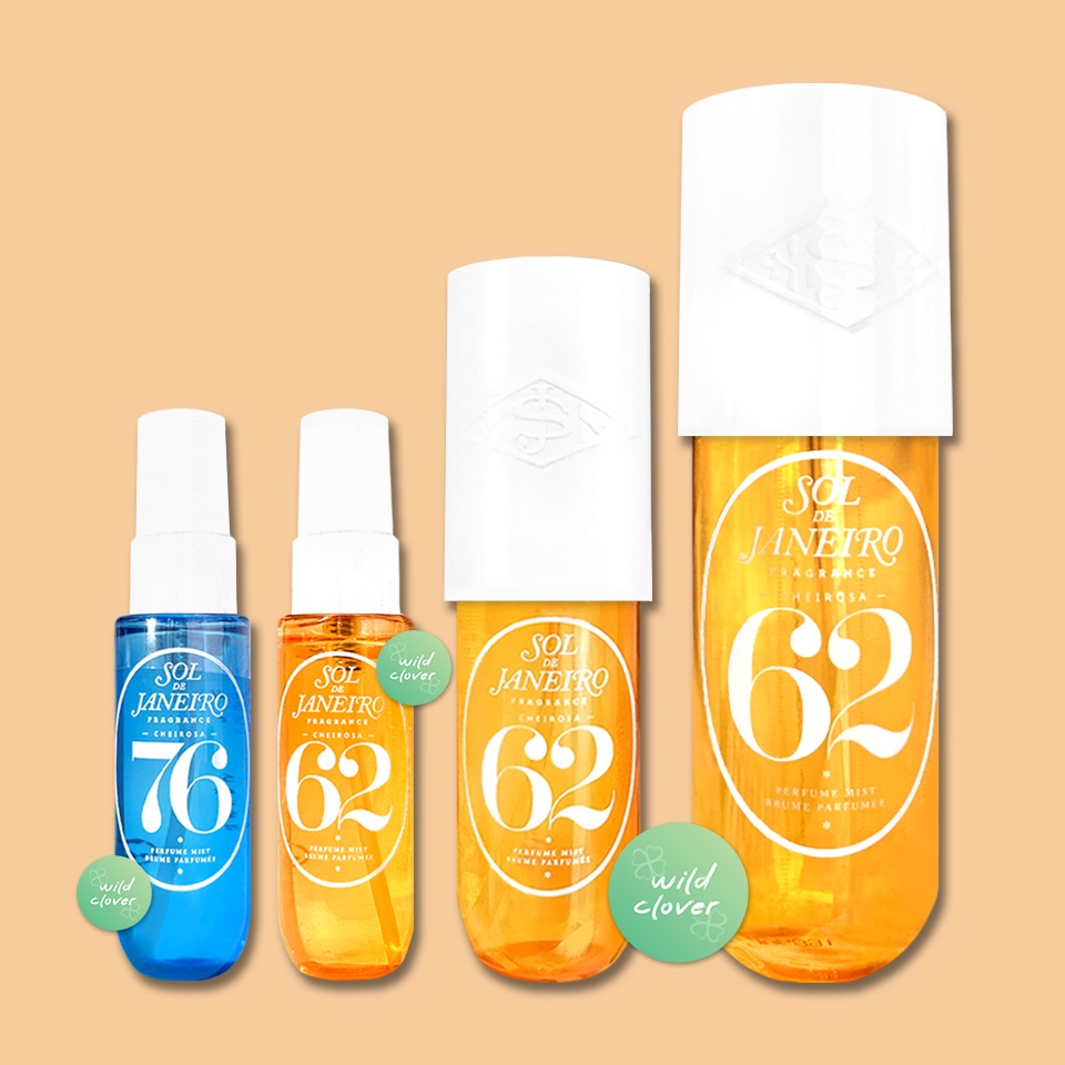 🍀 SOL DE JANEIRO : แท้ฉลากไทย exp.2028 perfume mist cheirosa 62 76 : 30ml,90ml,240ml