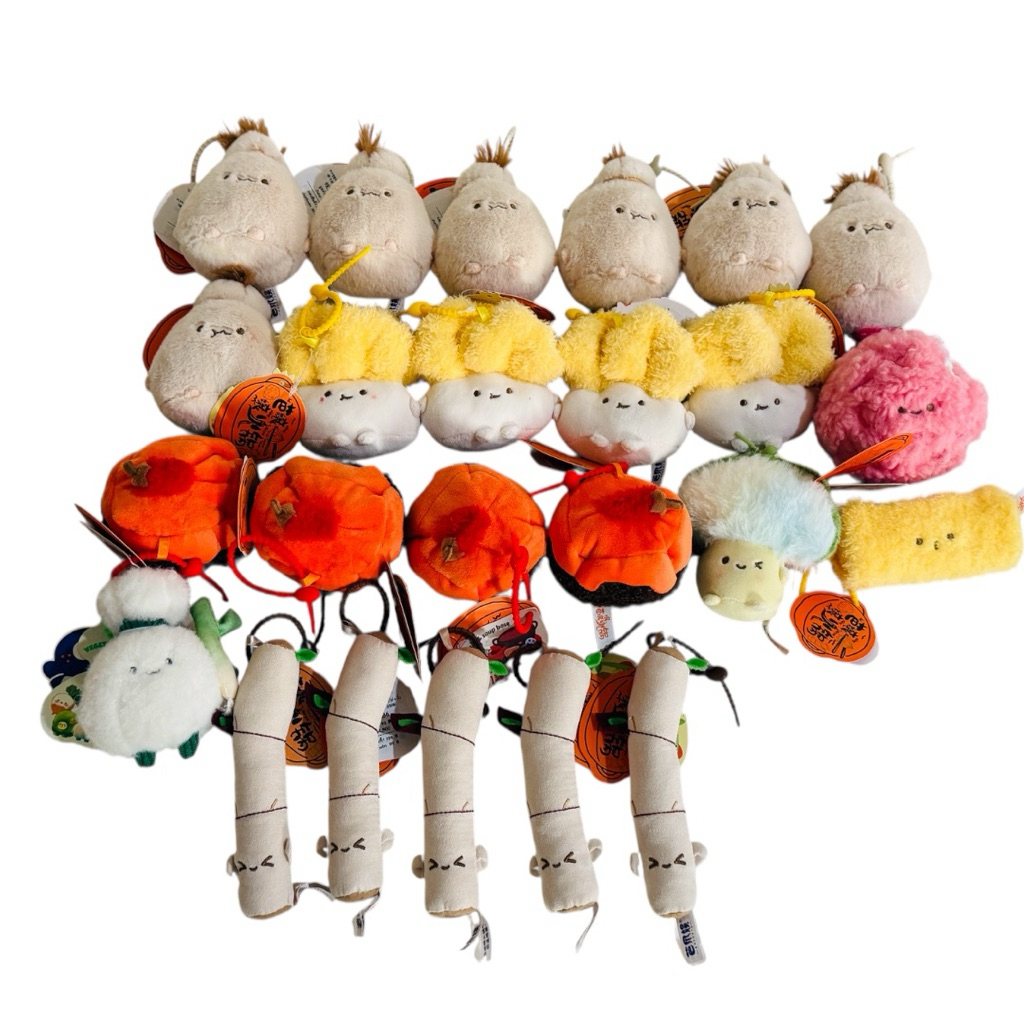พวงกุญแจตุ๊กตาแนวผัก-ผลไม้ / อาหาร น่ารัก (Kawaii Plush Keychain)