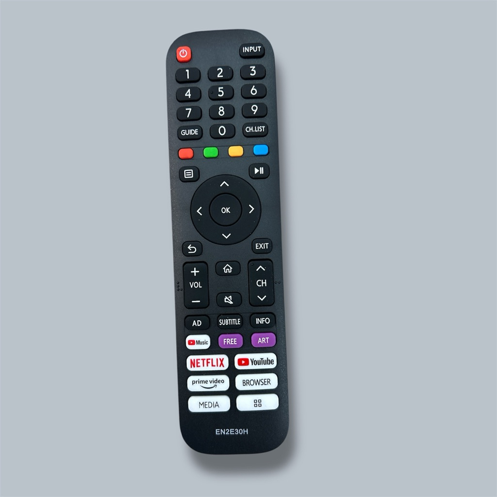รีโมททีวี HISENSE รหัส EN2E30H สำหรับทีวีไฮเซนส์รุ่น EN2N30H , EN2I30H , EN2Q30H , EN2G30H