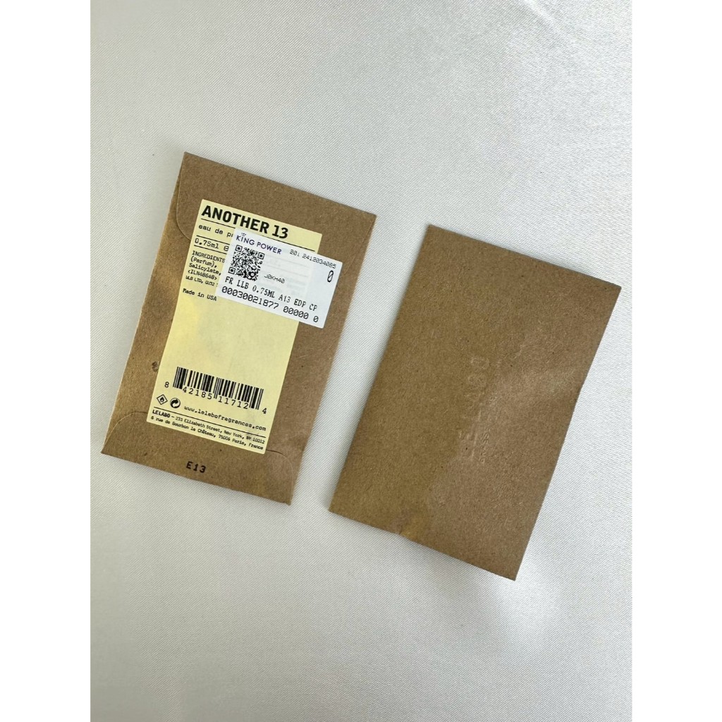 ป้ายคิงแท้ 100% น้ำหอม Le Labo Another 13 ขนาดทดลอง 0.75ml