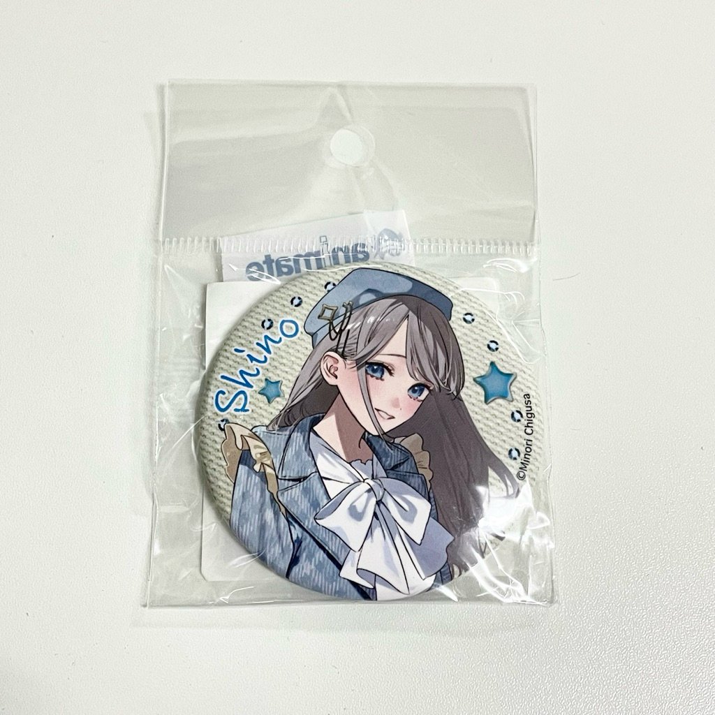 (พร้อมส่ง/ของแท้) เข็มกลัด Shino to Ren - Shino Saotome ชิโนะ Animate Commemorative Fair Can Badge
