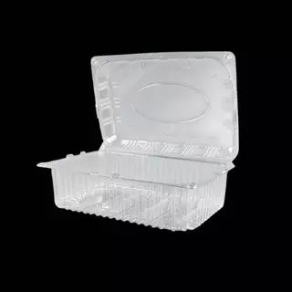 HY กล่องใส่ผลไม้ เนื้อ PET ฝาล็อค ขนาด 500/1000/2000 ml. แพค/50 ชิ้น