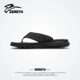 ZEROTH VERSATILE VOYAGER ZT1 รองเท้าแตะคีบผู้ชาย ใส่ทำงาน นวดฝ่าเท้า รองรับอุ้งเท้า กันลื่น เบา ทน ดีไซน์โมเดิร์น สีดำ