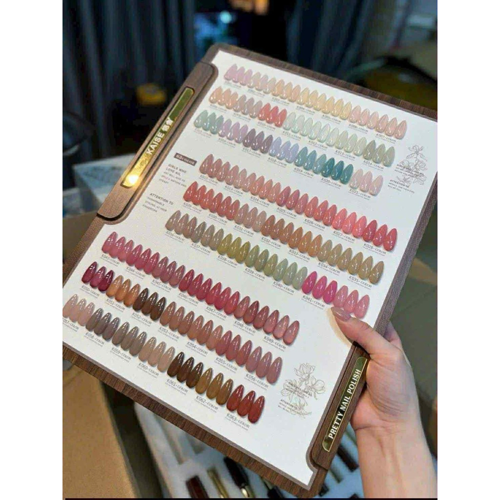 ไซรัป 63สีkaise พร้อมชาร์จสำเร็จ