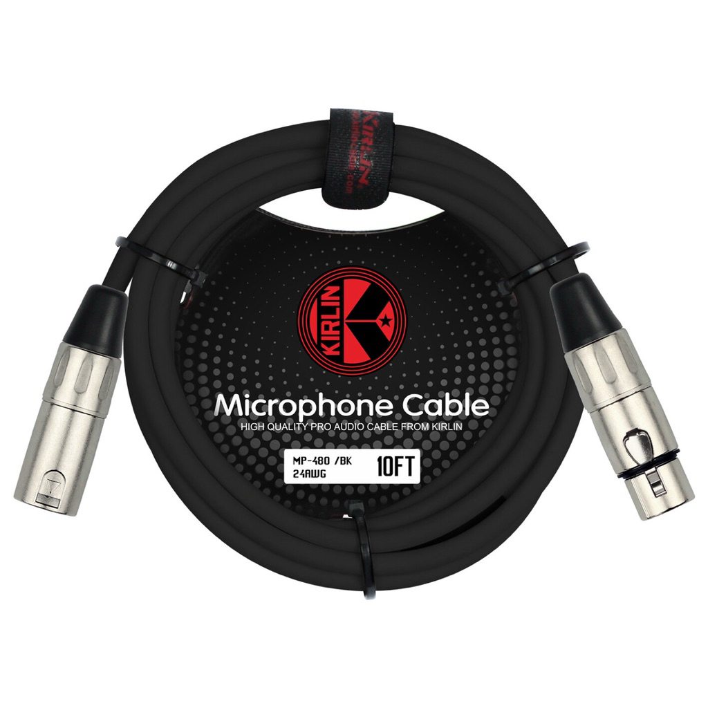 สายไมค์ KIRLIN Cable XLR 3 เมตร รุ่น MP-280 Black