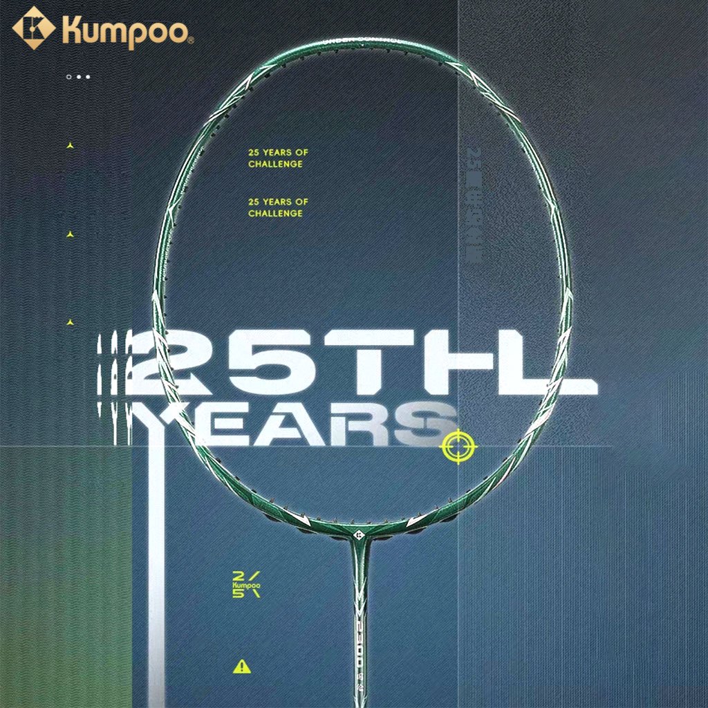 ส่งจากไทย🇹🇭 ของแท้ 💯% ไม้แบดมินตัน Kumpoo รุ่น 2300 DAREN 25th (25th Anniversary Limited) 2026