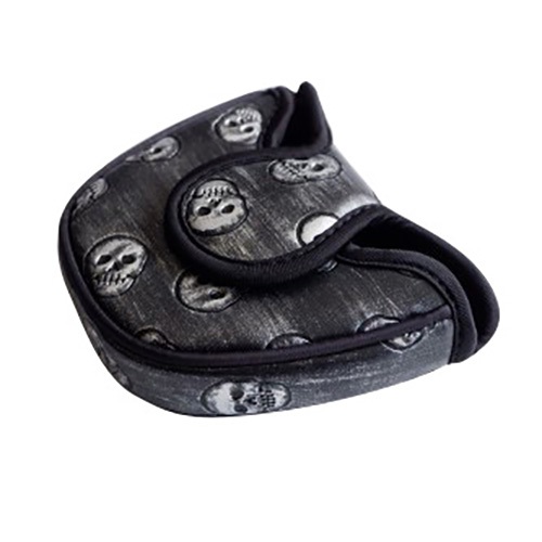 [11GOLF] Golf Putter Head Cover รหัสสินค้า MT-OB สีดำลายกะโหลก