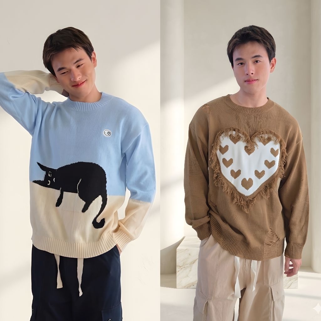 BACKTOBAZIX - (10 ลาย) BBX SWEATER (Knitting Wool)