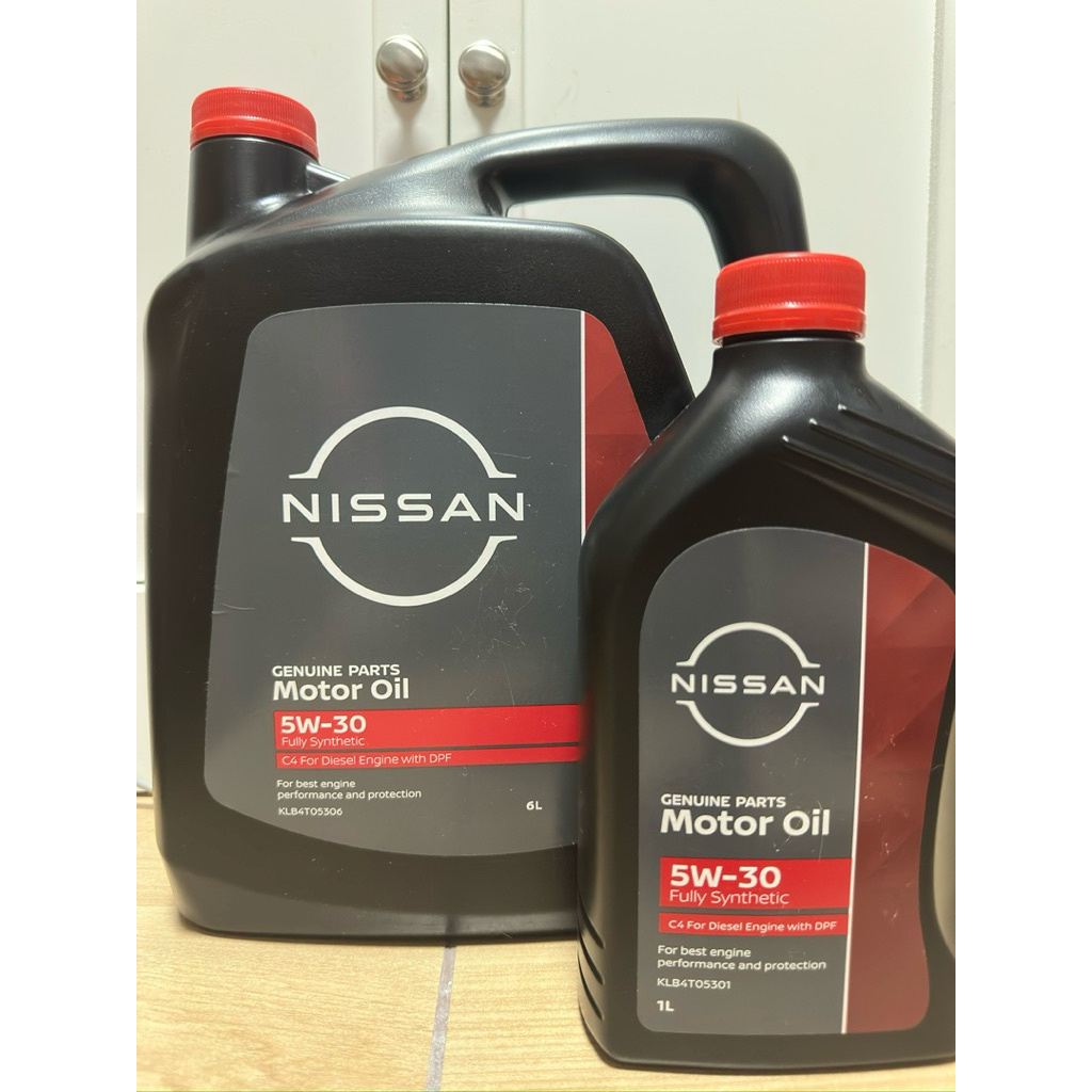 น้ำมันเครื่องนิสสันดีเซล 5w-30 สังเคราะห์แท้ 7ลิตร ใช้ได้กับรถยนต์ที่มี PDF