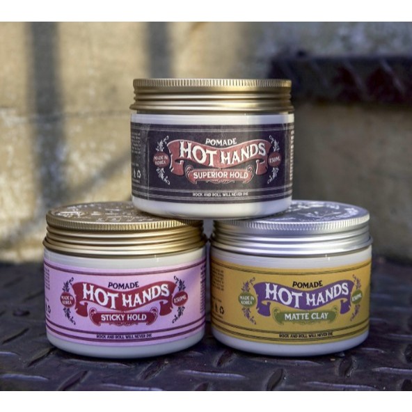 HotHands Pomade Superior Hold (Made in Korea) ขนาด 150 ml. โพเมด ที่มีส่วนผสม รากโสมตังกุยเกาหลี