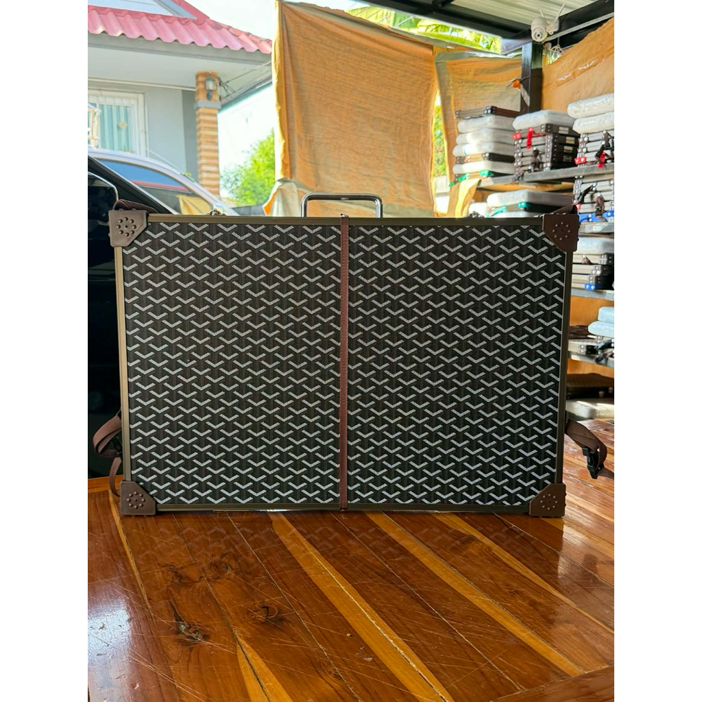แผงลอตเตอรี่สำหรับใส่700-1,000ชุด✨ลายแบรนด์ เดินขายได้น้ำหนักเบา✅แถมหัวสี พร้อมจัดส่ง🚚