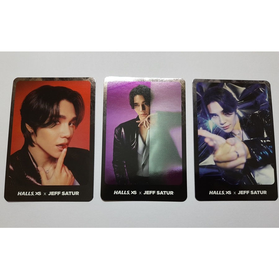โฟโต้การ์ด Jeff Satur – Halls XS x Jeff Satur (Limited Collection) จำนวน 1 ใบ