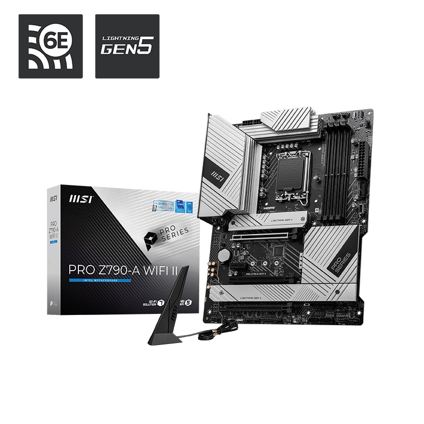 MSI PRO Z790-A WIFI II Intel LGA1700 DDR5 Motherboard เมนบอร์ด