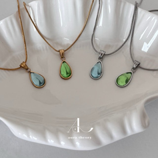 สร้อยสแตนเลส aura theory ocean water drop
